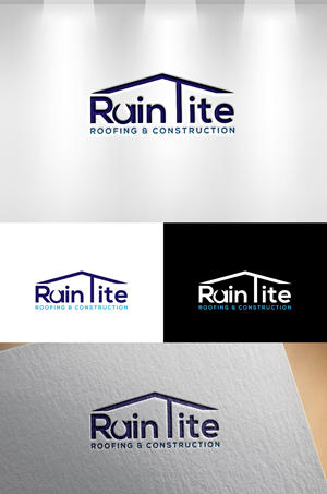Logo Design by Mi Design1 for RainTite Roofing & Construction | Design: #35387772