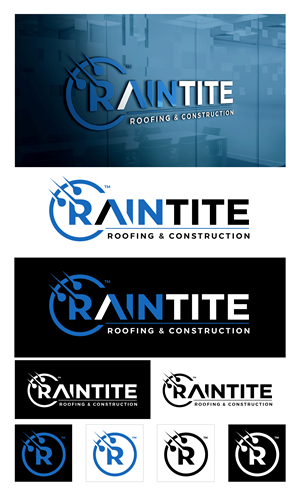 Logo Design by Idea Master Plus for RainTite Roofing & Construction | Design #35391669