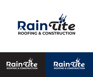 Logo-Design von MS@Design für RainTite Roofing & Construction | Design: #35391470