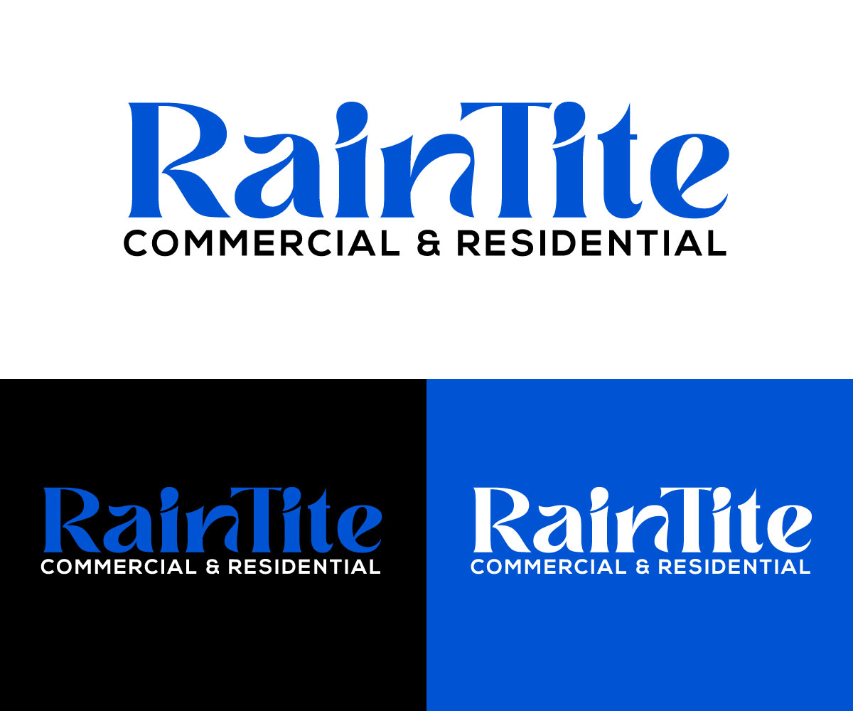 Diseño de Logo por Kavth para RainTite Roofing & Construction | Diseño #35418784