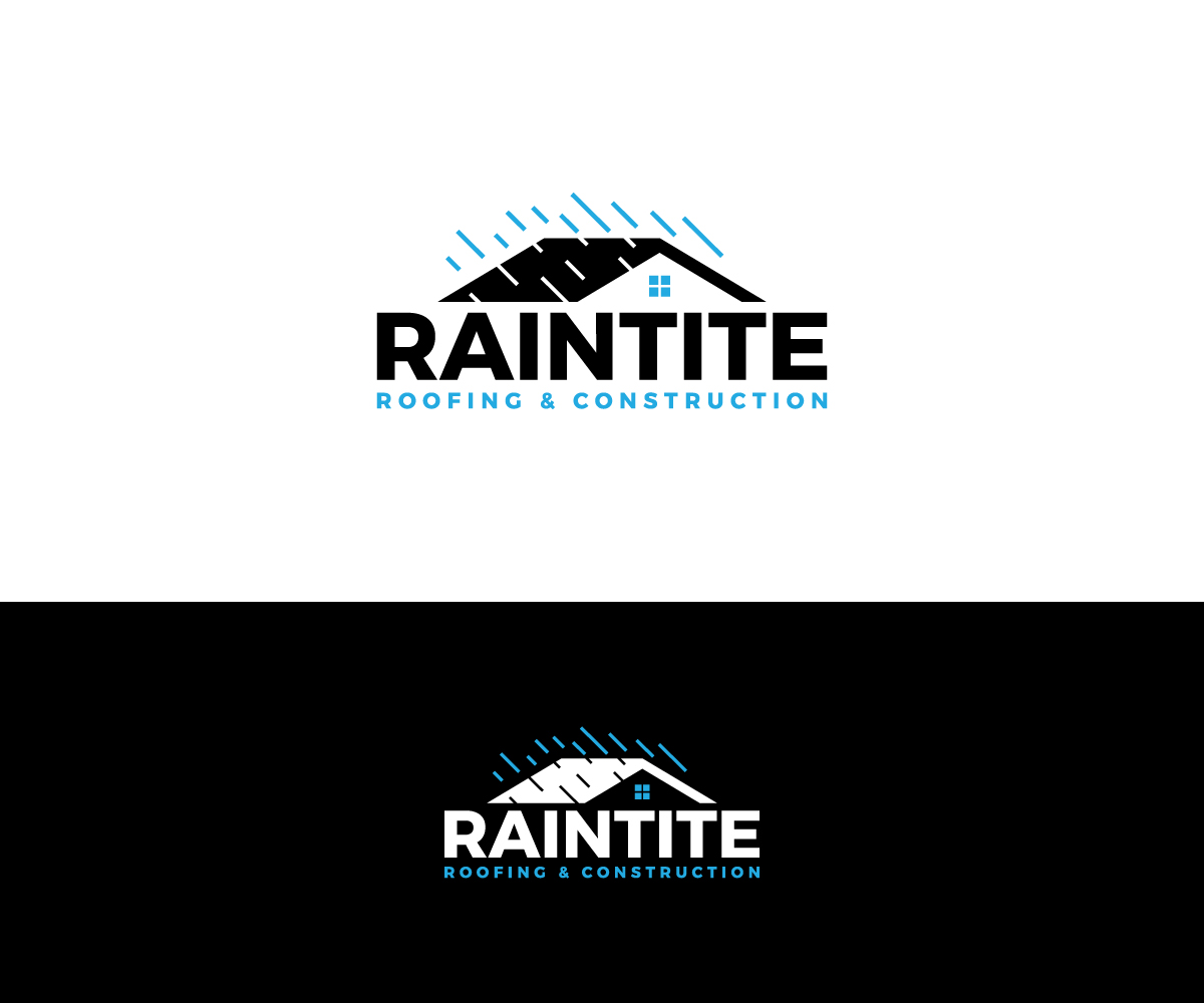Logo Design by Widi Nalendra for RainTite Roofing & Construction | Design #35387064
