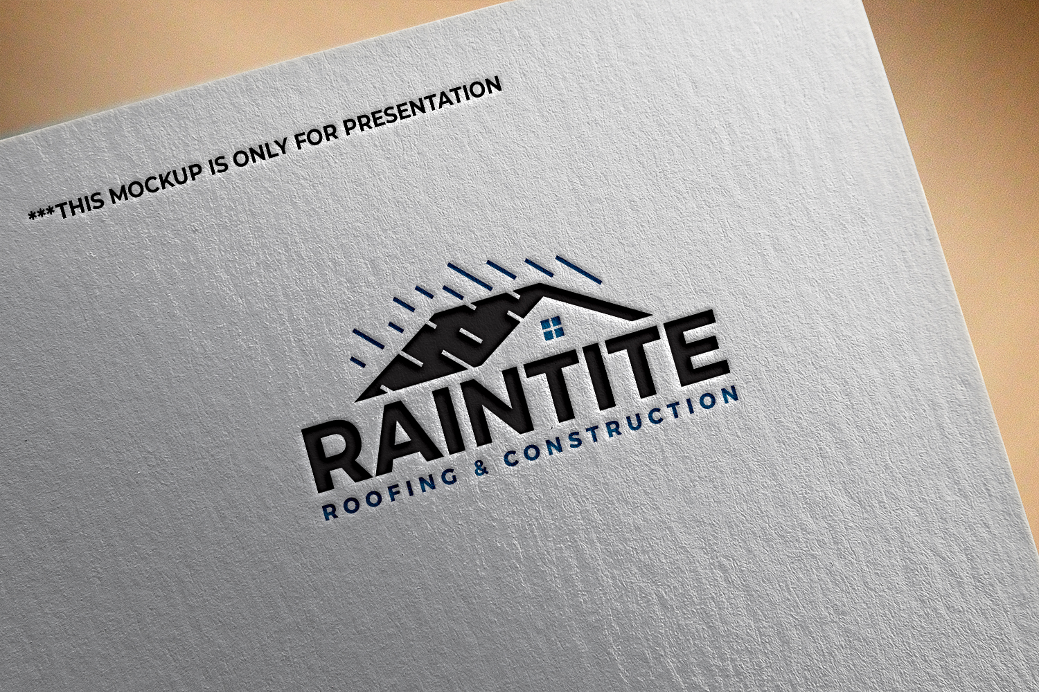Logo Design by Widi Nalendra for RainTite Roofing & Construction | Design #35387065