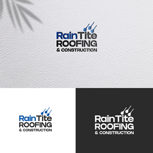 Design de Logo par Arindam.Design pour RainTite Roofing & Construction | Design : #35387246