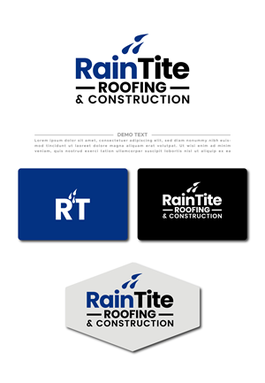 Diseño de Logo por 99 Art.. para RainTite Roofing & Construction | Diseño: #35387939
