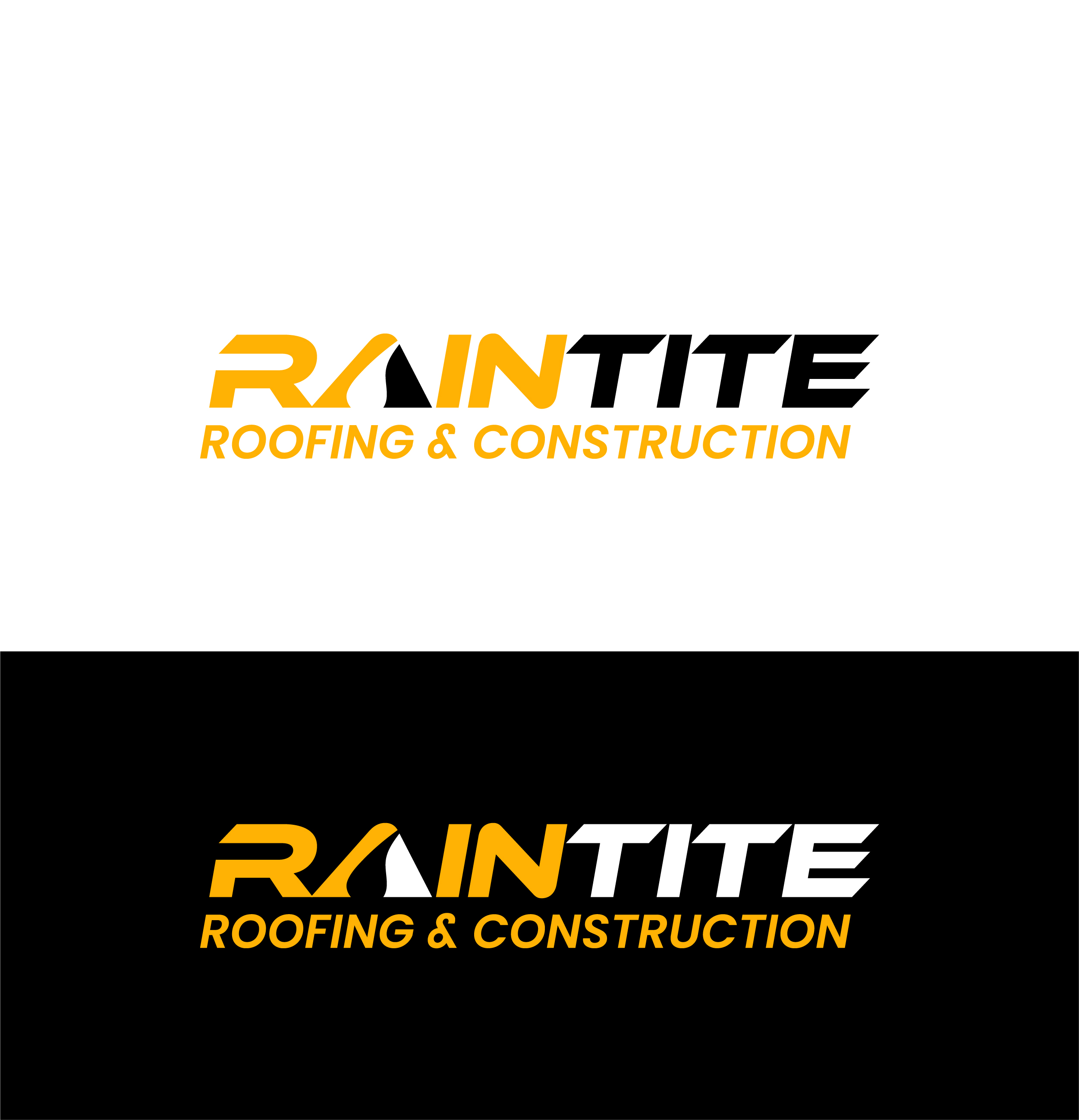 Logo-Design von 99 Art.. für RainTite Roofing & Construction | Design #35388038