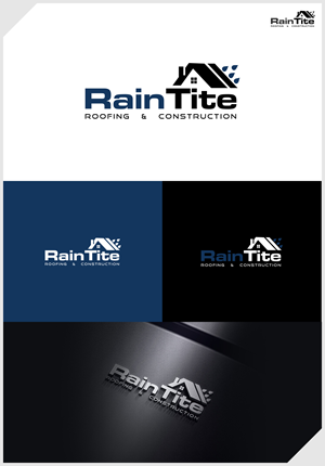 Logo Design by IDesign1606 for RainTite Roofing & Construction | Design: #35399188