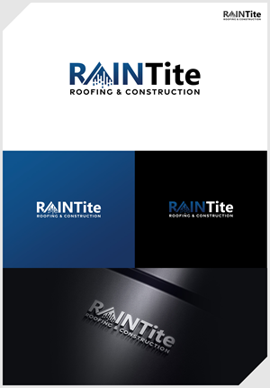 Logo Design by IDesign1606 for RainTite Roofing & Construction | Design: #35399243