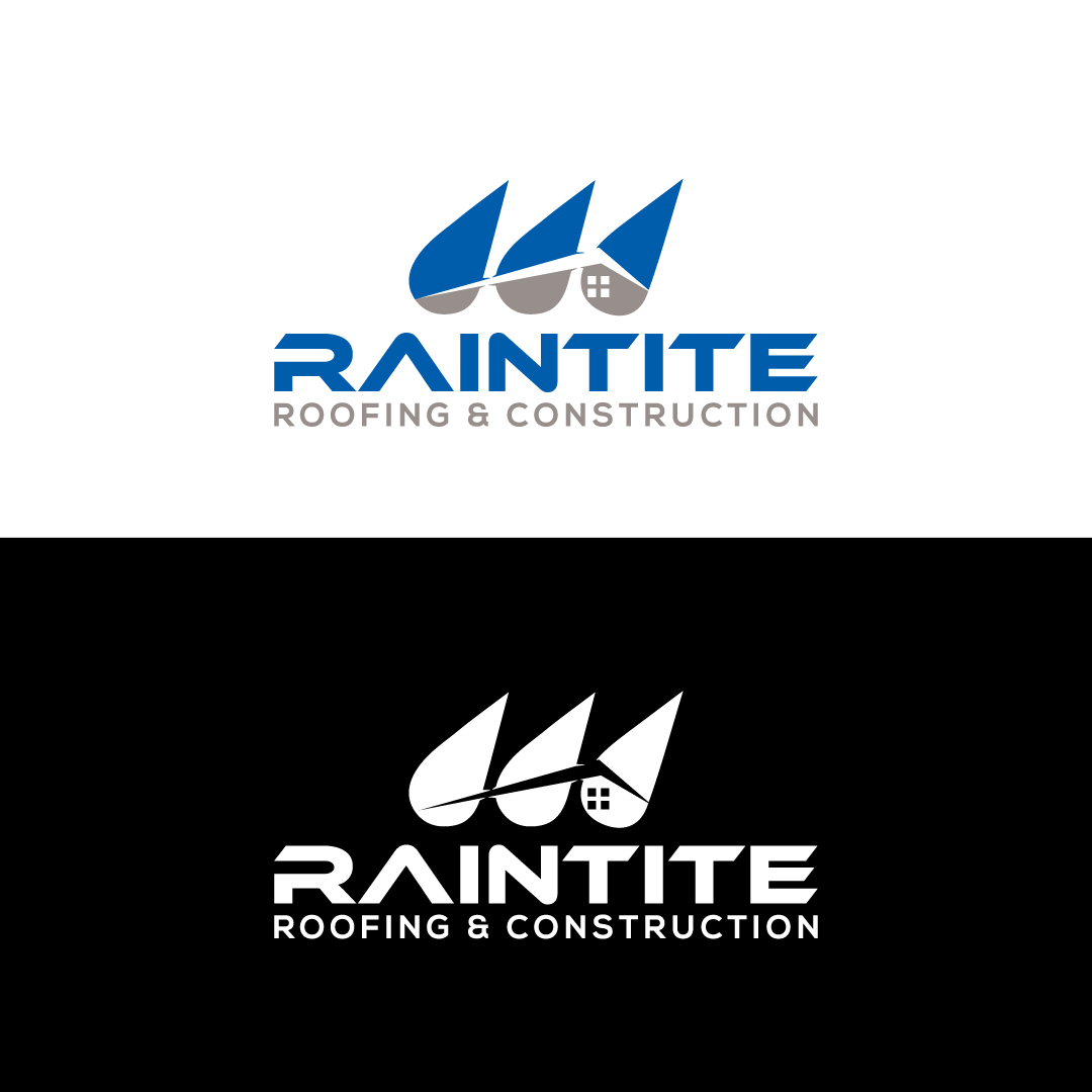 Logo Design by Md Nurullah 1 for RainTite Roofing & Construction | Design #35419258