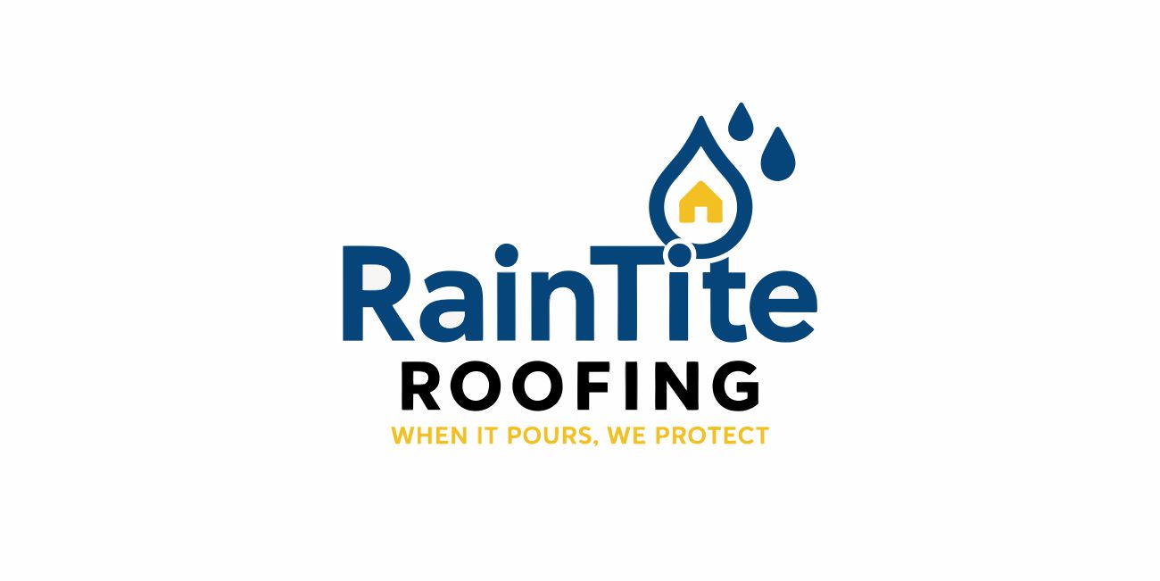 Logo Design by Borago for RainTite Roofing & Construction | Design #35419951