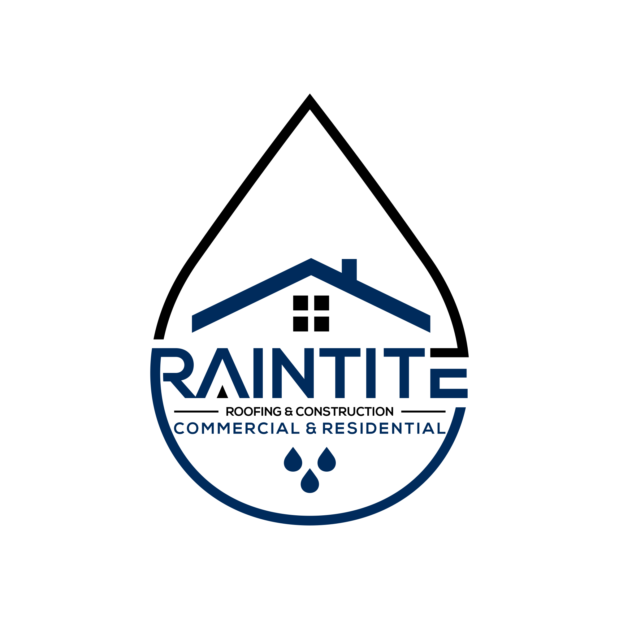 Design de Logo par putri elegant pour RainTite Roofing & Construction | Design #35389898