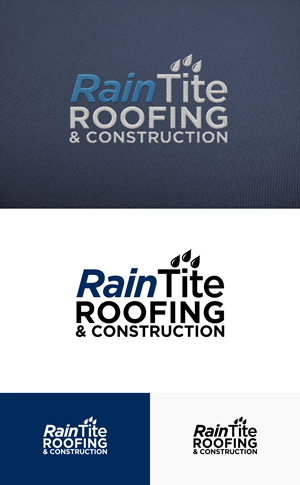 Logo Design by Goodpartner for RainTite Roofing & Construction | Design: #35426795