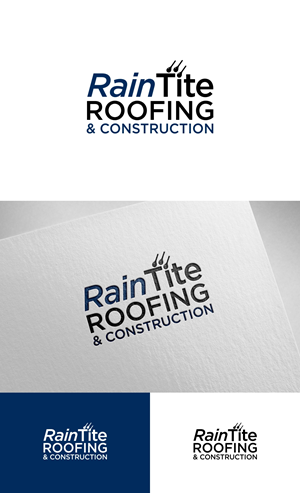 Logo Design by Goodpartner for RainTite Roofing & Construction | Design: #35426897