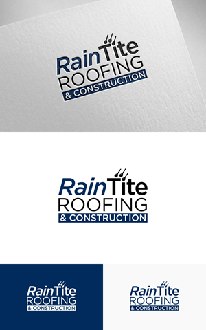 Logo Design by Goodpartner for RainTite Roofing & Construction | Design: #35434185