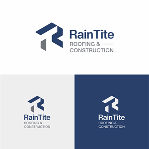 Logo-Design von madrisaldi für RainTite Roofing & Construction | Design: #35389724