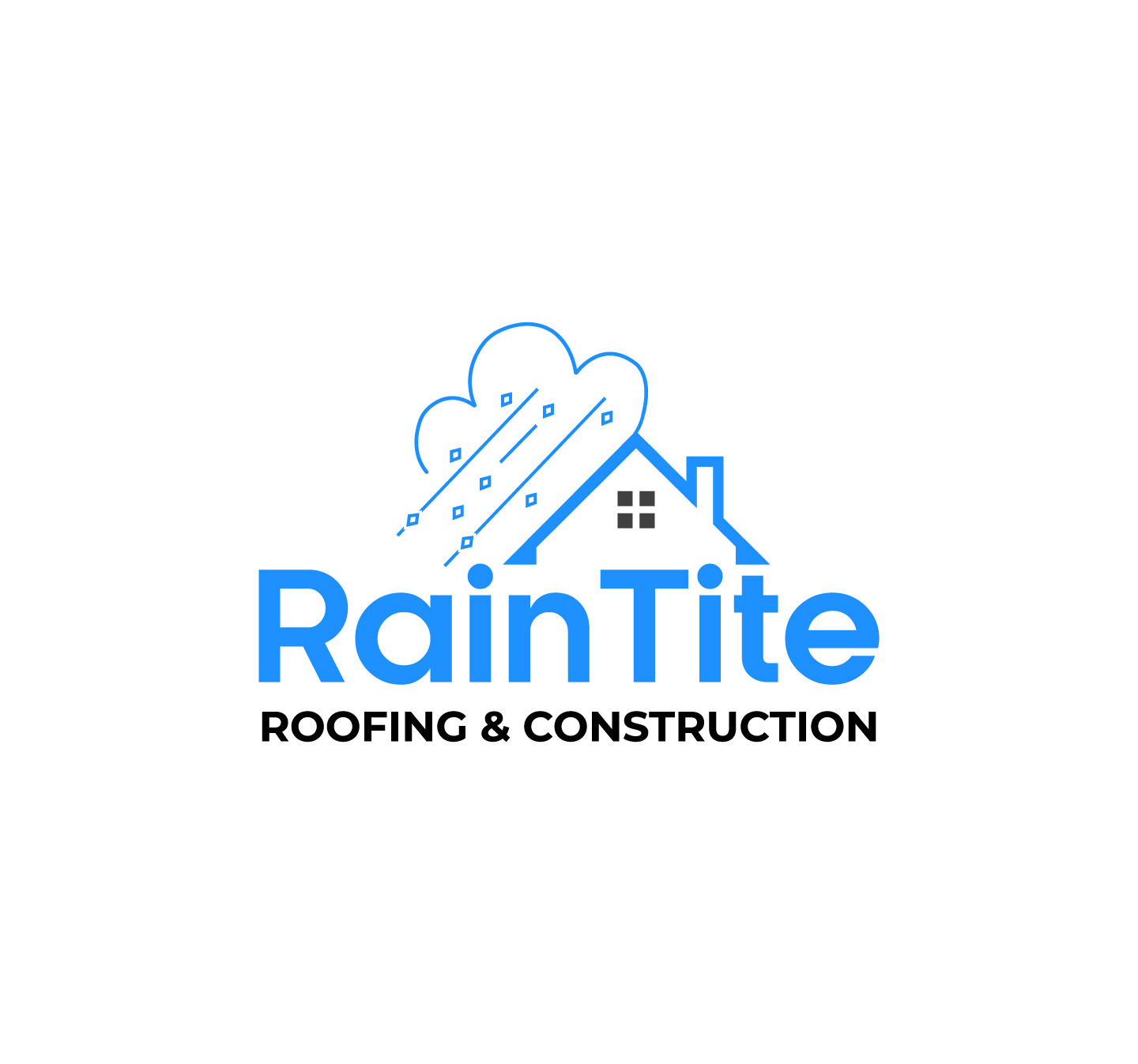 Logo Design by rass07 for RainTite Roofing & Construction | Design #35387757