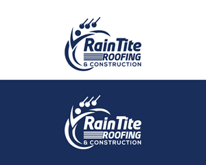 Diseño de Logo por luxydesign para RainTite Roofing & Construction | Diseño: #35387661