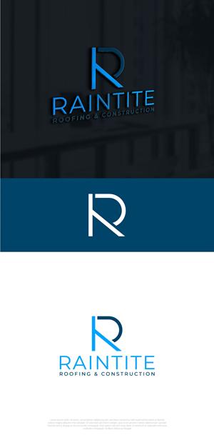 Diseño de Logo por SAM-ART para RainTite Roofing & Construction | Diseño: #35408235