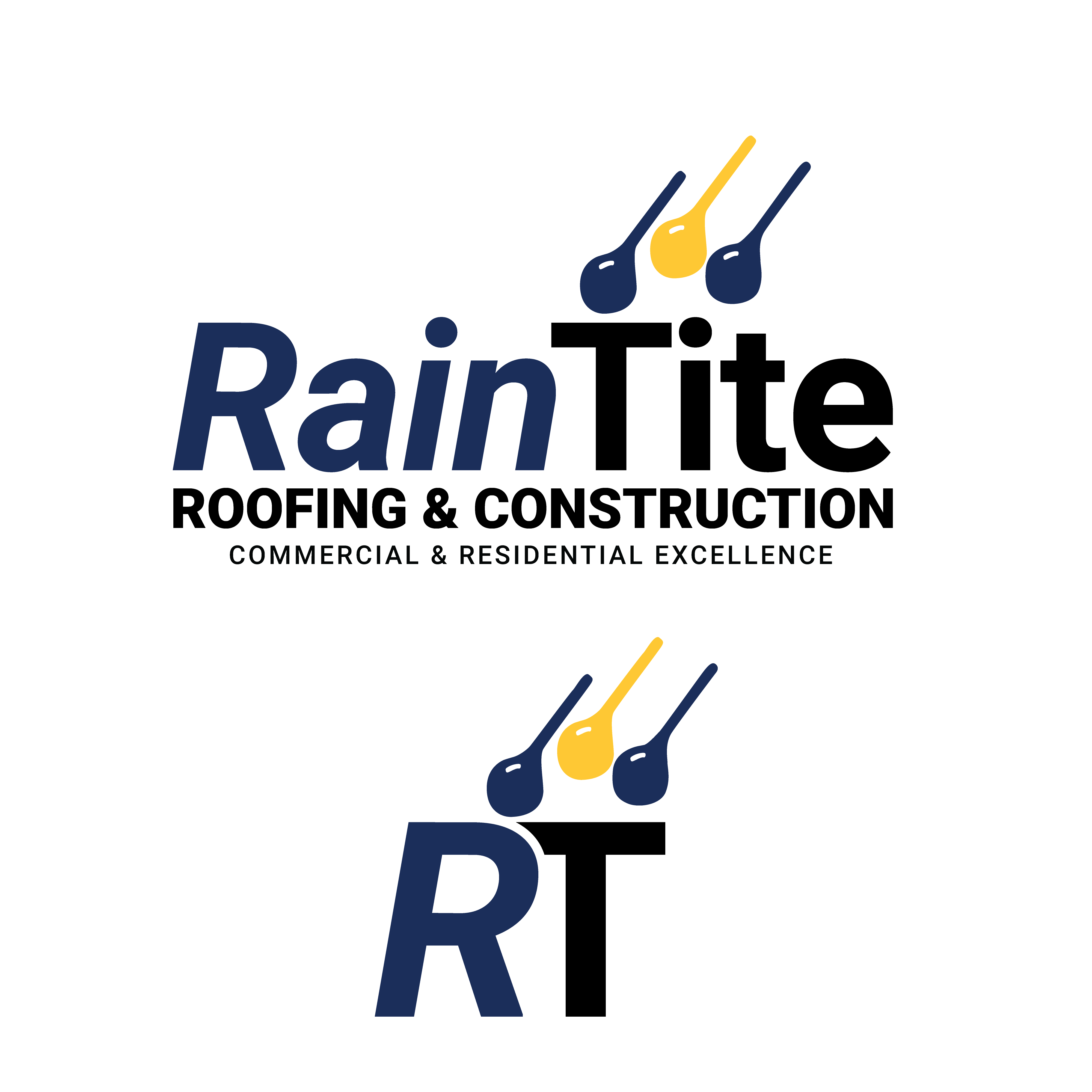 Logo Design by Casey Kelechi for RainTite Roofing & Construction | Design #35392058