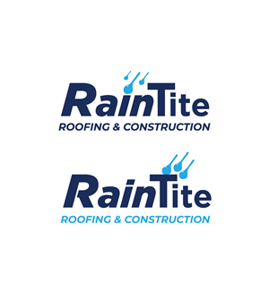 Logo Design by GTO  design for RainTite Roofing & Construction | Design: #35387609