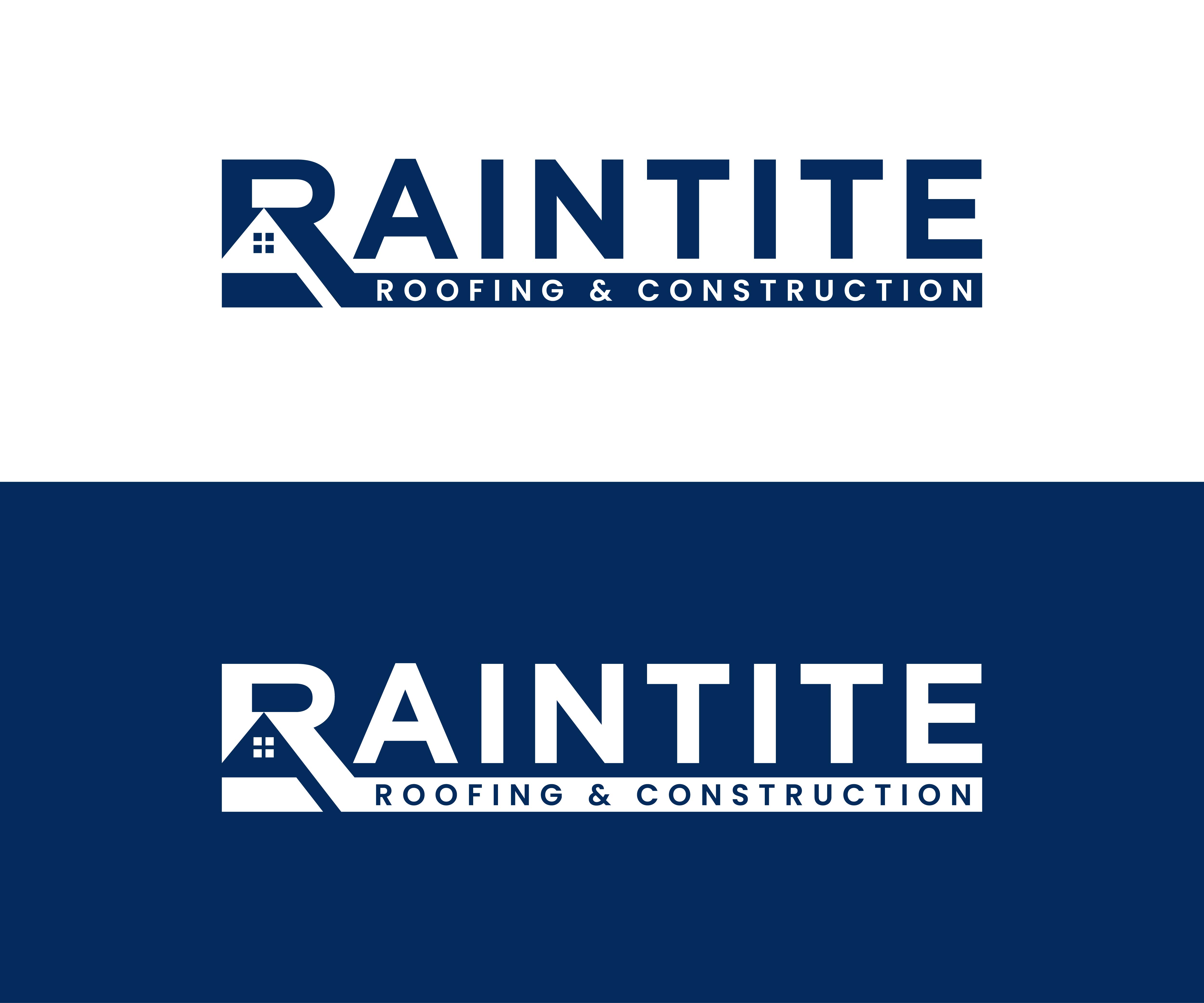 Design de Logo par zahralotusa pour RainTite Roofing & Construction | Design #35427864