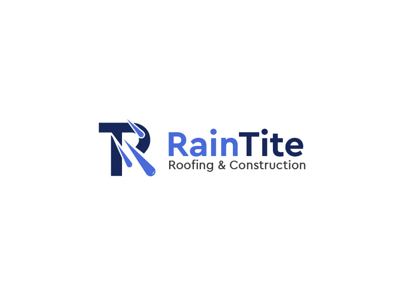 Logo-Design von 4lv für RainTite Roofing & Construction | Design #35418987