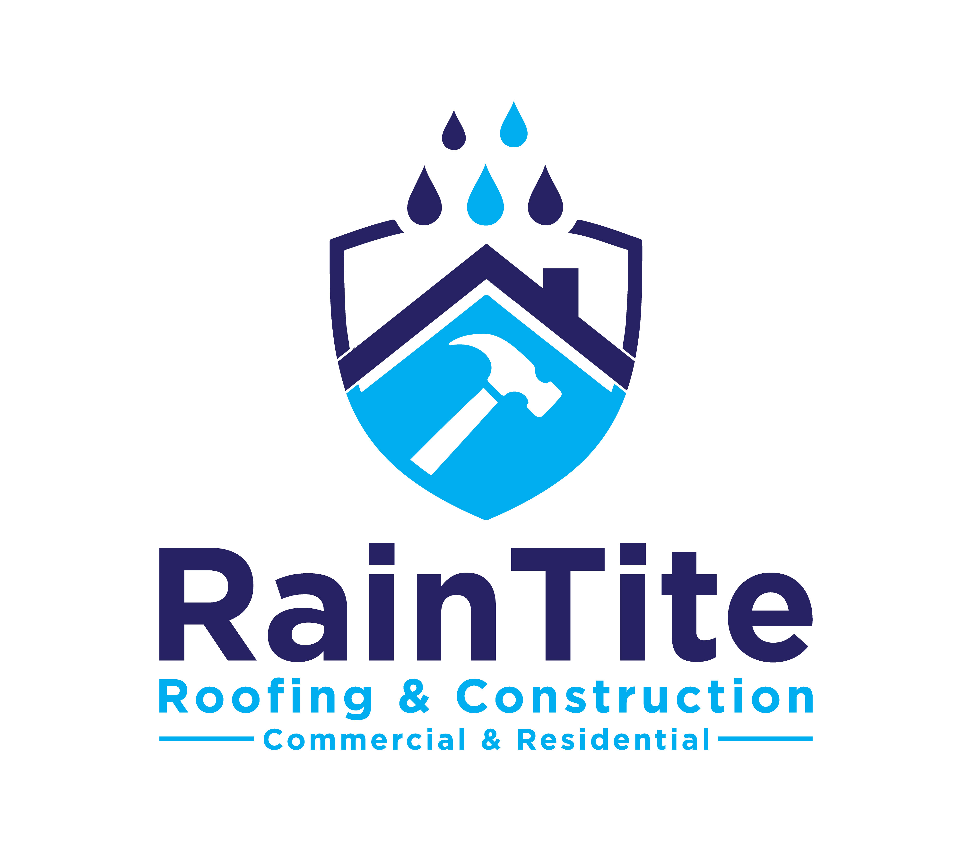 Logo Design by Nova_Create for RainTite Roofing & Construction | Design #35387440