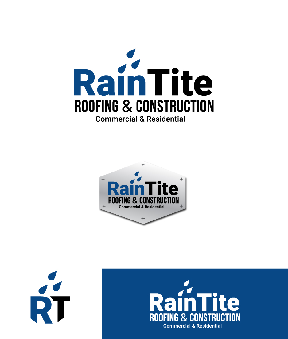 Design de Logo par Alif think pour RainTite Roofing & Construction | Design #35391009