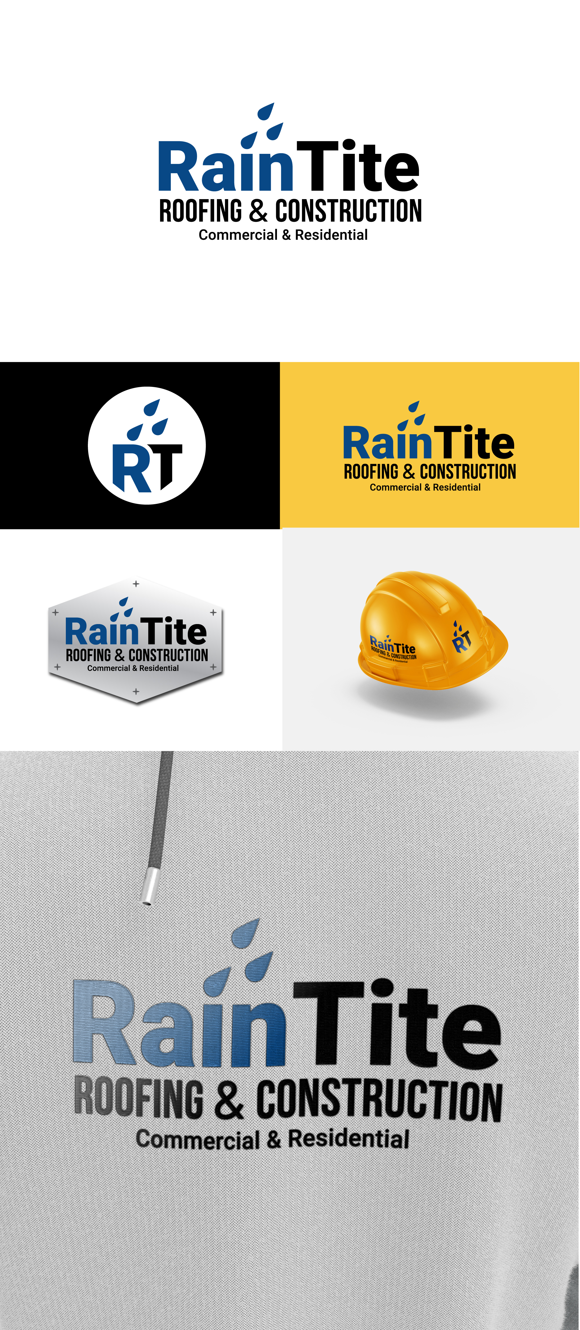 Design de Logo par Alif think pour RainTite Roofing & Construction | Design #35391065