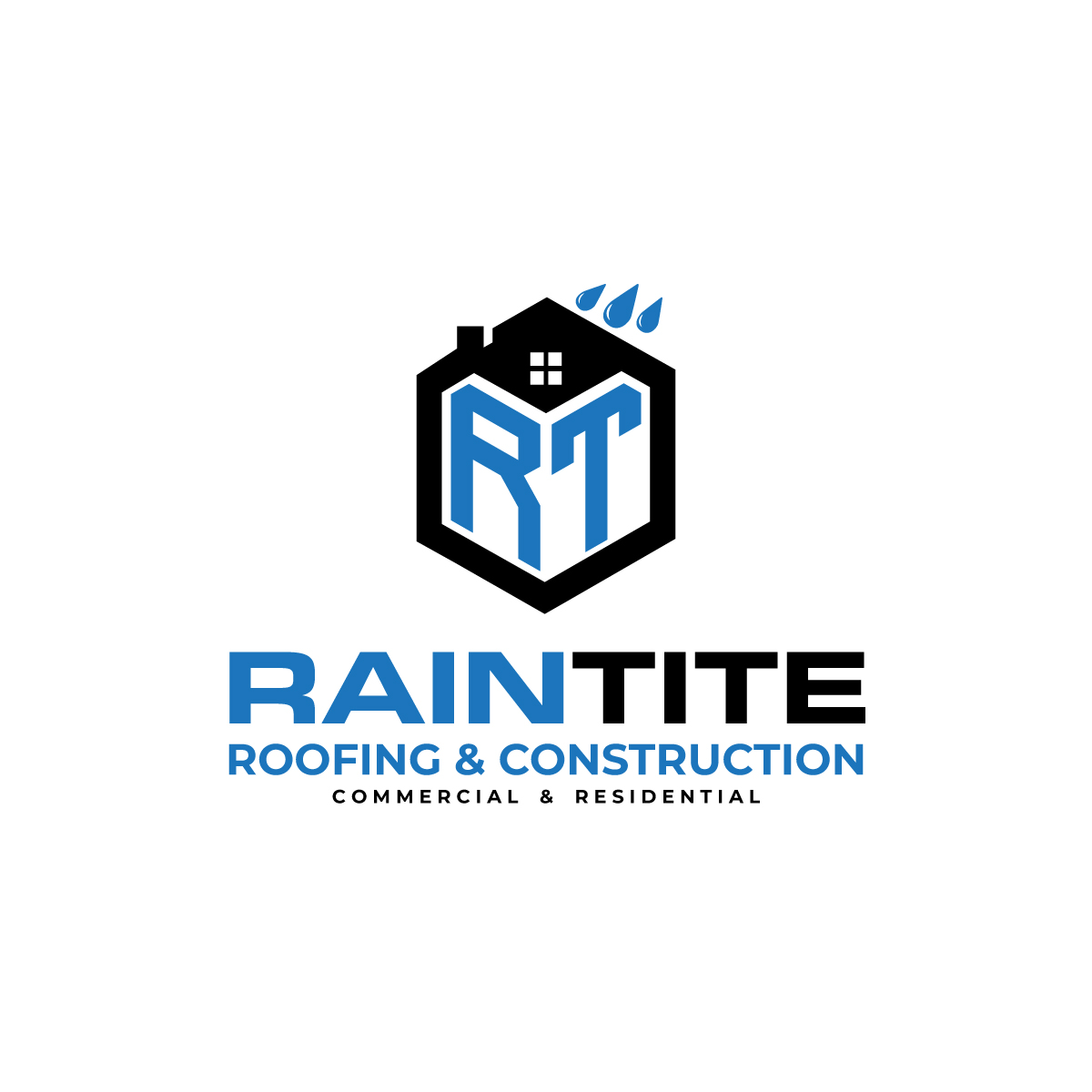 Logo-Design von dianagargaritza für RainTite Roofing & Construction | Design #35402503