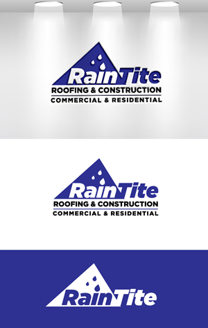 Logo-Design von VisionCraft™ für RainTite Roofing & Construction | Design: #35387521