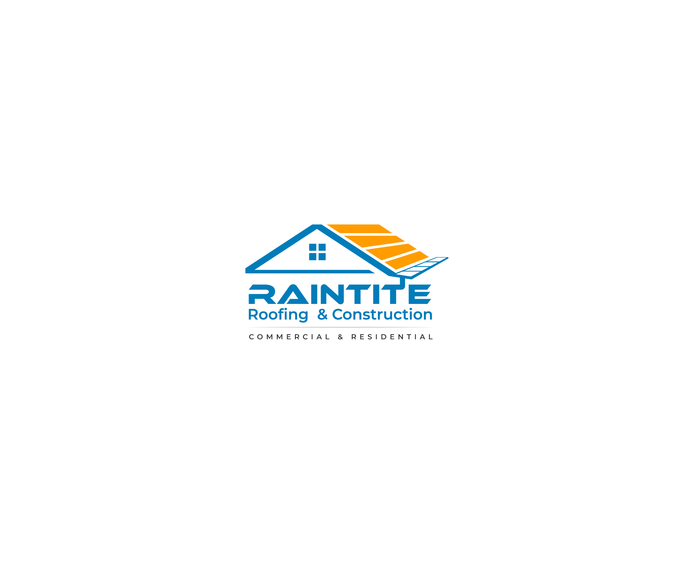 Logo Design by GraphVibes for RainTite Roofing & Construction | Design #35409276