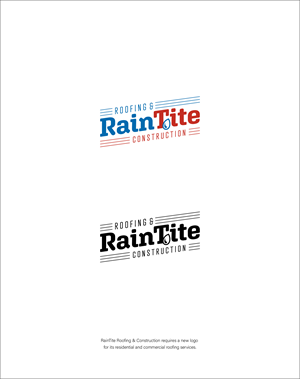 Design de Logo par AndyMang pour RainTite Roofing & Construction | Design : #35403064