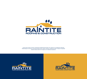 Design de Logo par Abu Zaid Design pour RainTite Roofing & Construction | Design : #35427507