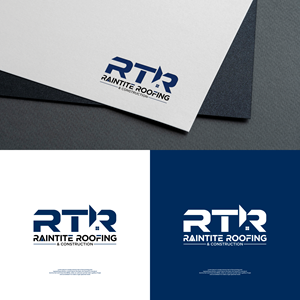 Logo-Design von Mentality_Std für RainTite Roofing & Construction | Design: #35390962