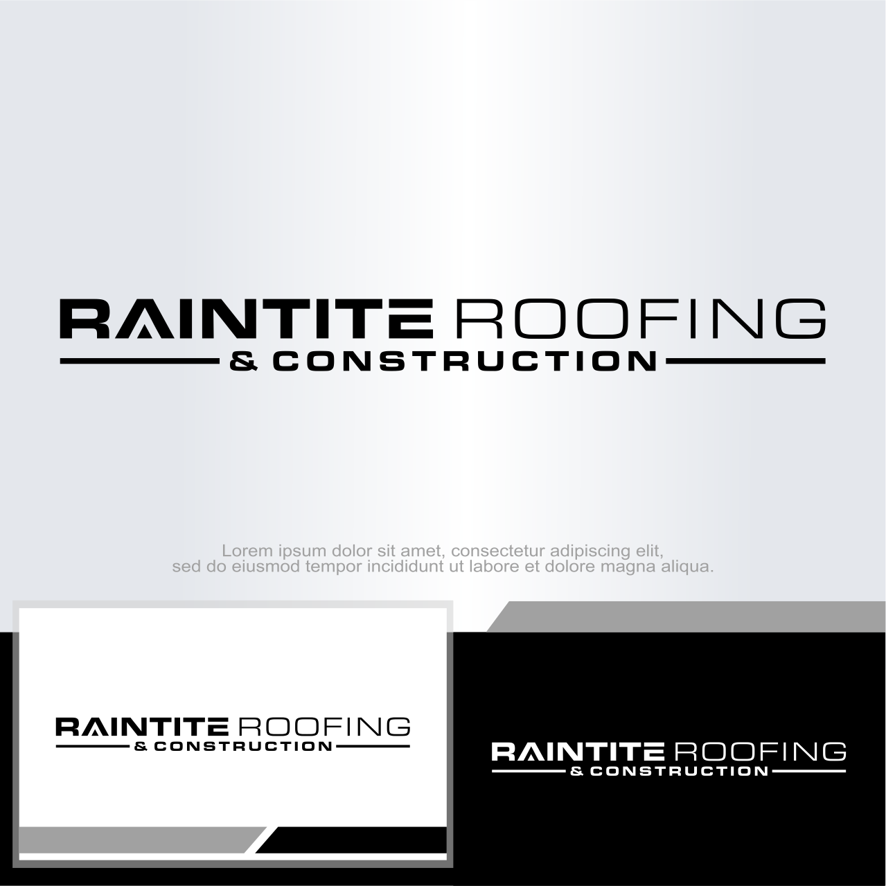 Logo Design by Argidhan for RainTite Roofing & Construction | Design #35387012