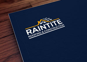 Logo Design by Majesty Design  for RainTite Roofing & Construction | Design: #35388419