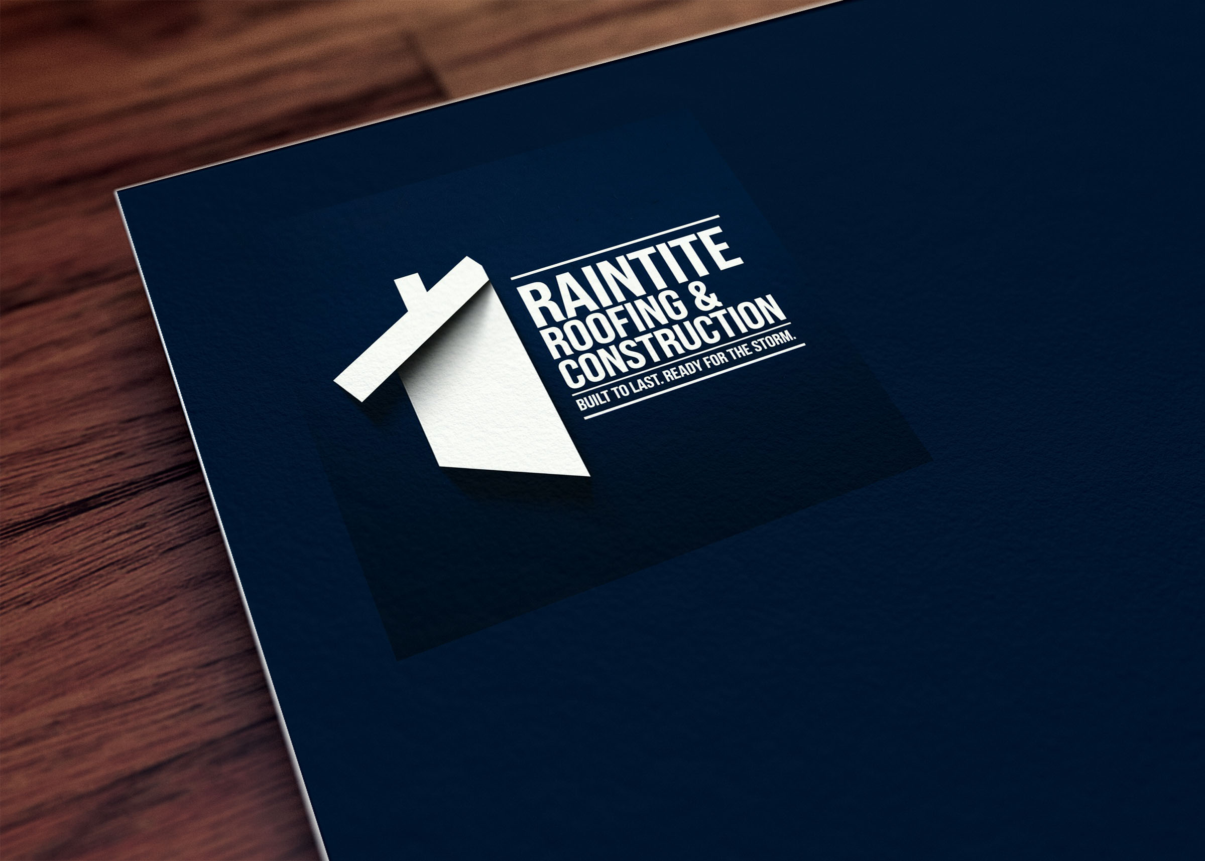 Design de Logo par Majesty Design  pour RainTite Roofing & Construction | Design #35388425
