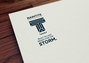 Logo Design by Majesty Design  for RainTite Roofing & Construction | Design: #35388426
