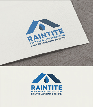 Diseño de Logo por Riyaa.001 para RainTite Roofing & Construction | Diseño: #35417492