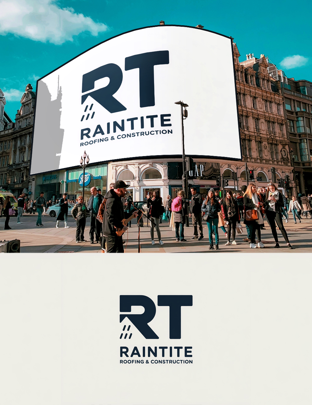Diseño de Logo por Riyaa.001 para RainTite Roofing & Construction | Diseño #35417499