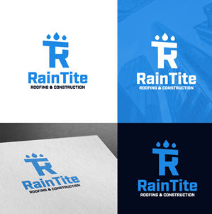 Design de Logo par andrew11 pour RainTite Roofing & Construction | Design : #35387514