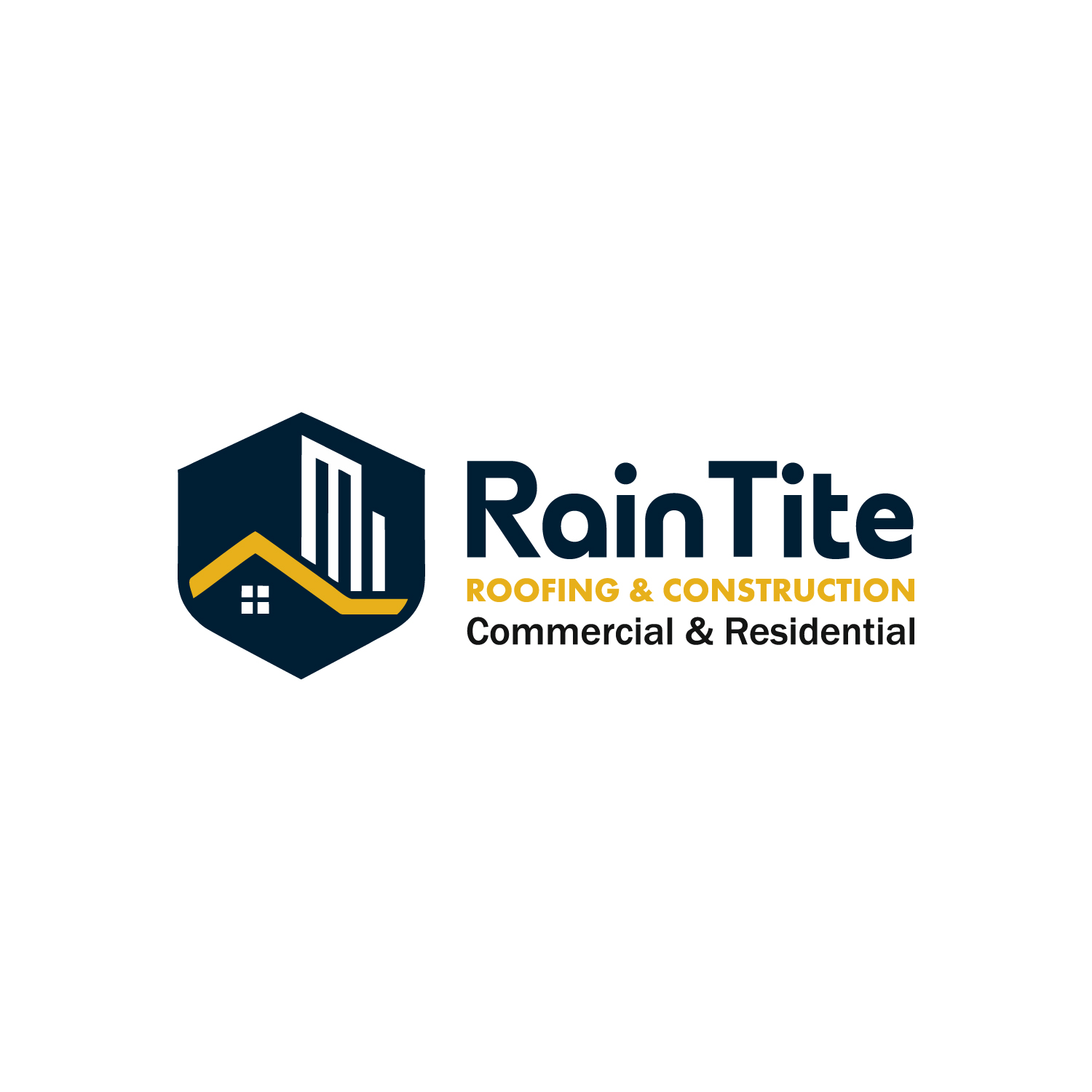 Design de Logo par  Graphic JunctionPro pour RainTite Roofing & Construction | Design #35396393