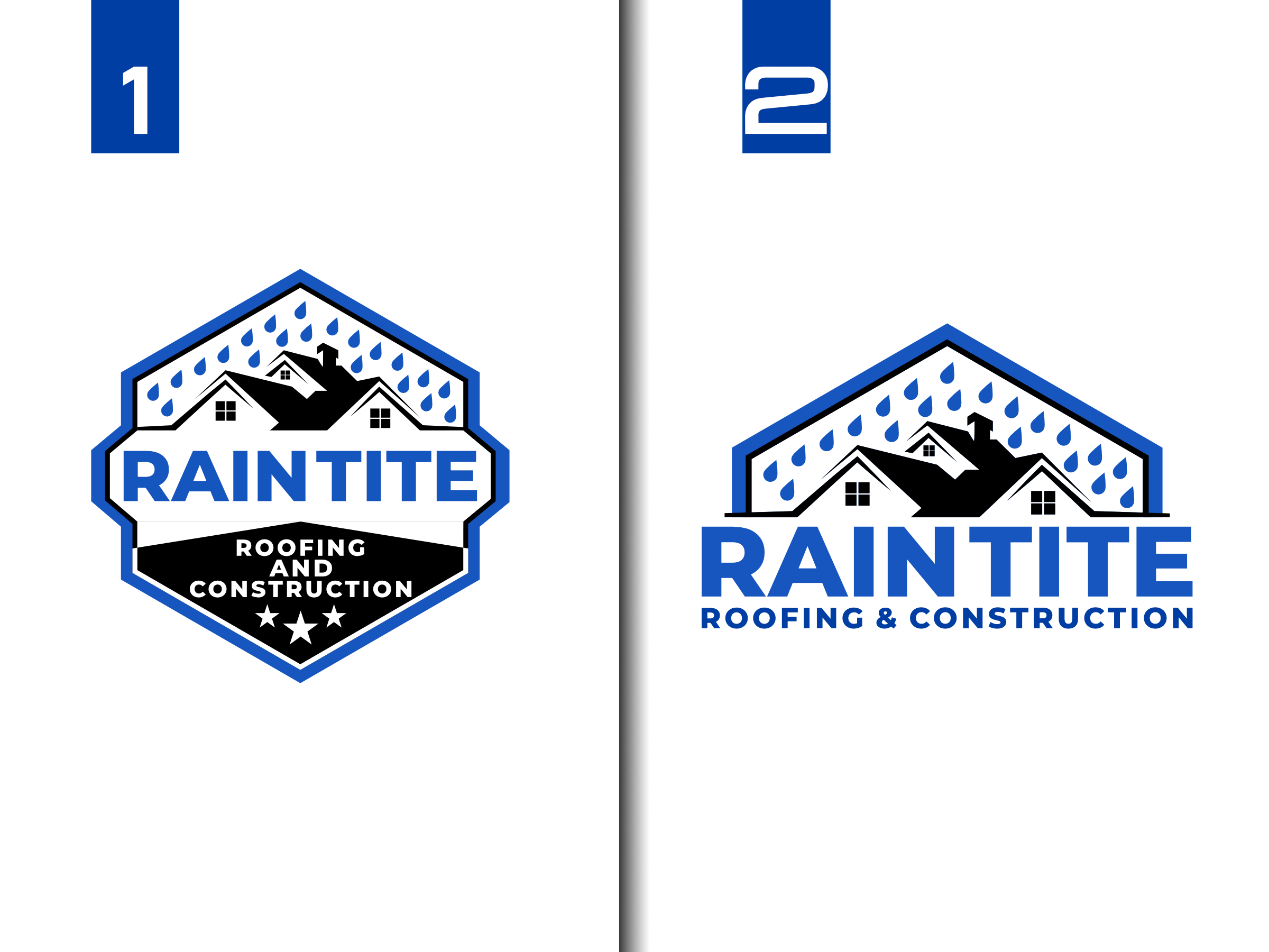 Design de Logo par Musti.dsgn pour RainTite Roofing & Construction | Design #35392242