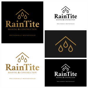 Design de Logo par Tod pour RainTite Roofing & Construction | Design : #35421866