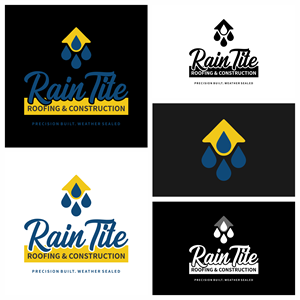 Design de Logo par Tod pour RainTite Roofing & Construction | Design : #35421924