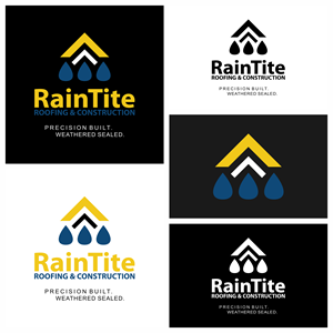 Design de Logo par Tod pour RainTite Roofing & Construction | Design : #35422066