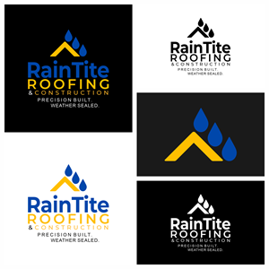 Design de Logo par Tod pour RainTite Roofing & Construction | Design : #35426031