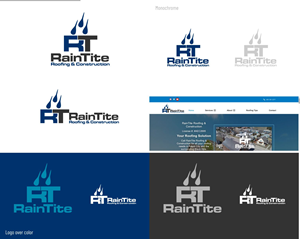 Logo Design by DesignMX (Renan Mejia) for RainTite Roofing & Construction | Design: #35391973