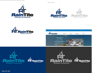 Logo Design by DesignMX (Renan Mejia) for RainTite Roofing & Construction | Design: #35391974