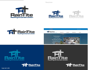 Logo Design by DesignMX (Renan Mejia) for RainTite Roofing & Construction | Design: #35391977